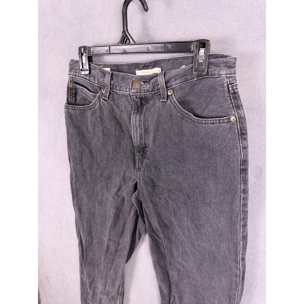 Levi's Premium Women's 28x30 Faded Black Denim Jeans Baggy Dad Jeans - Picture 2 of 12